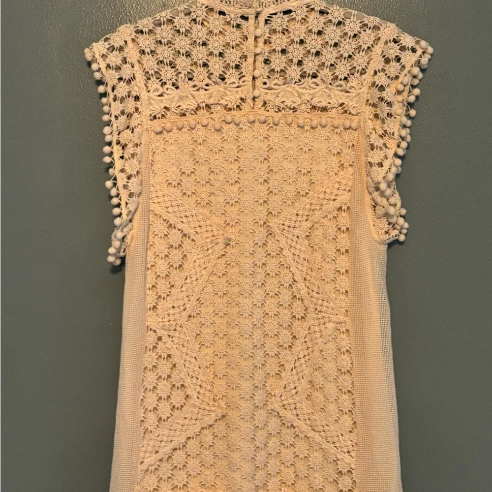 Revolve Tularosa Short Lace PomPom Dress - Picture 5 of 9
